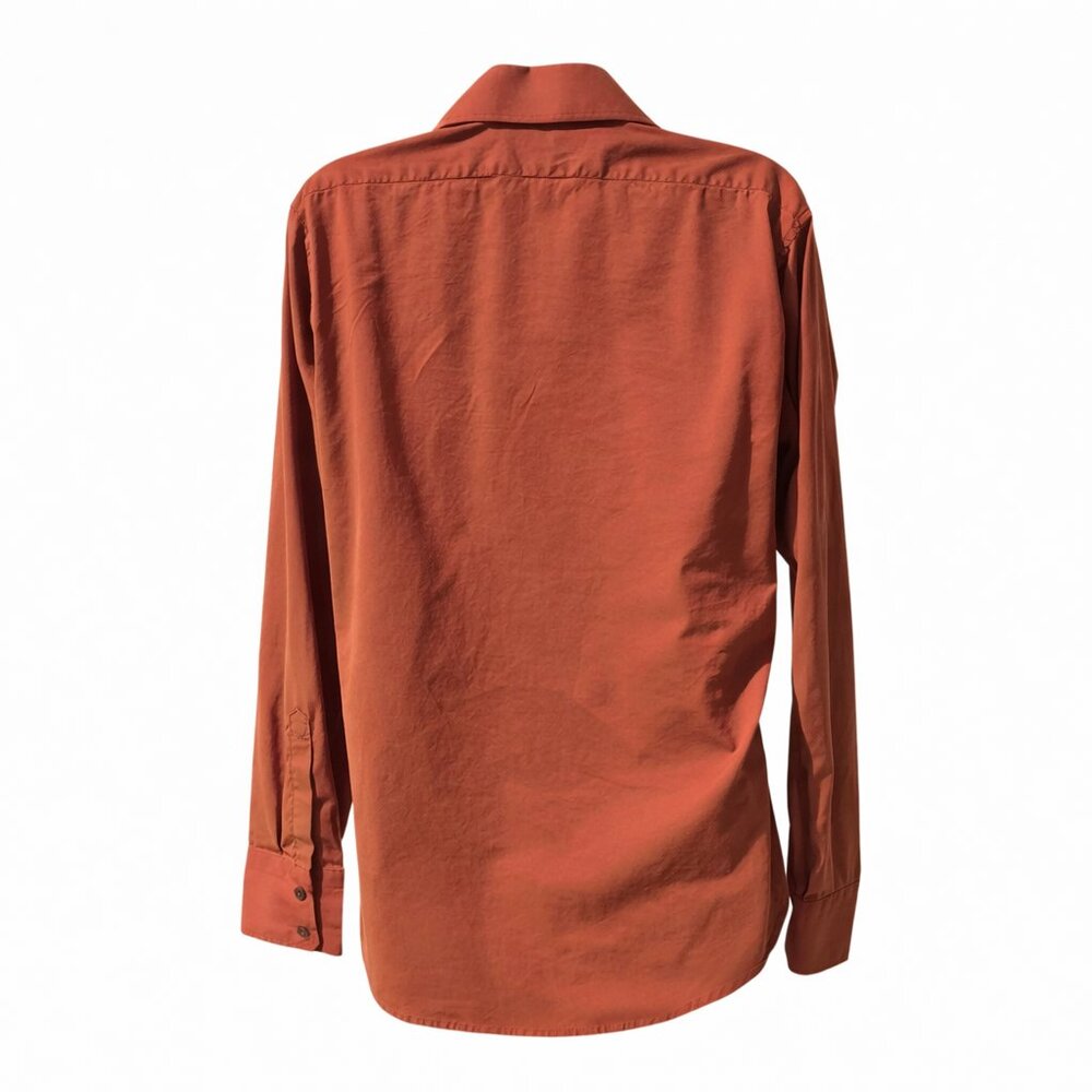 Zara Women’s Orange Button Down Shirt, L - Picture 3 of 6